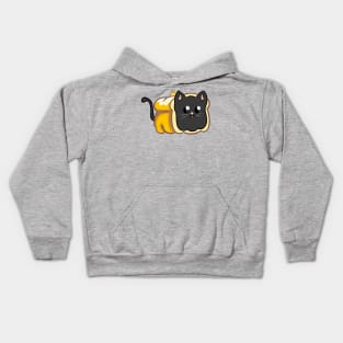 Lemon Cake Loaf Cat Kids Hoodie